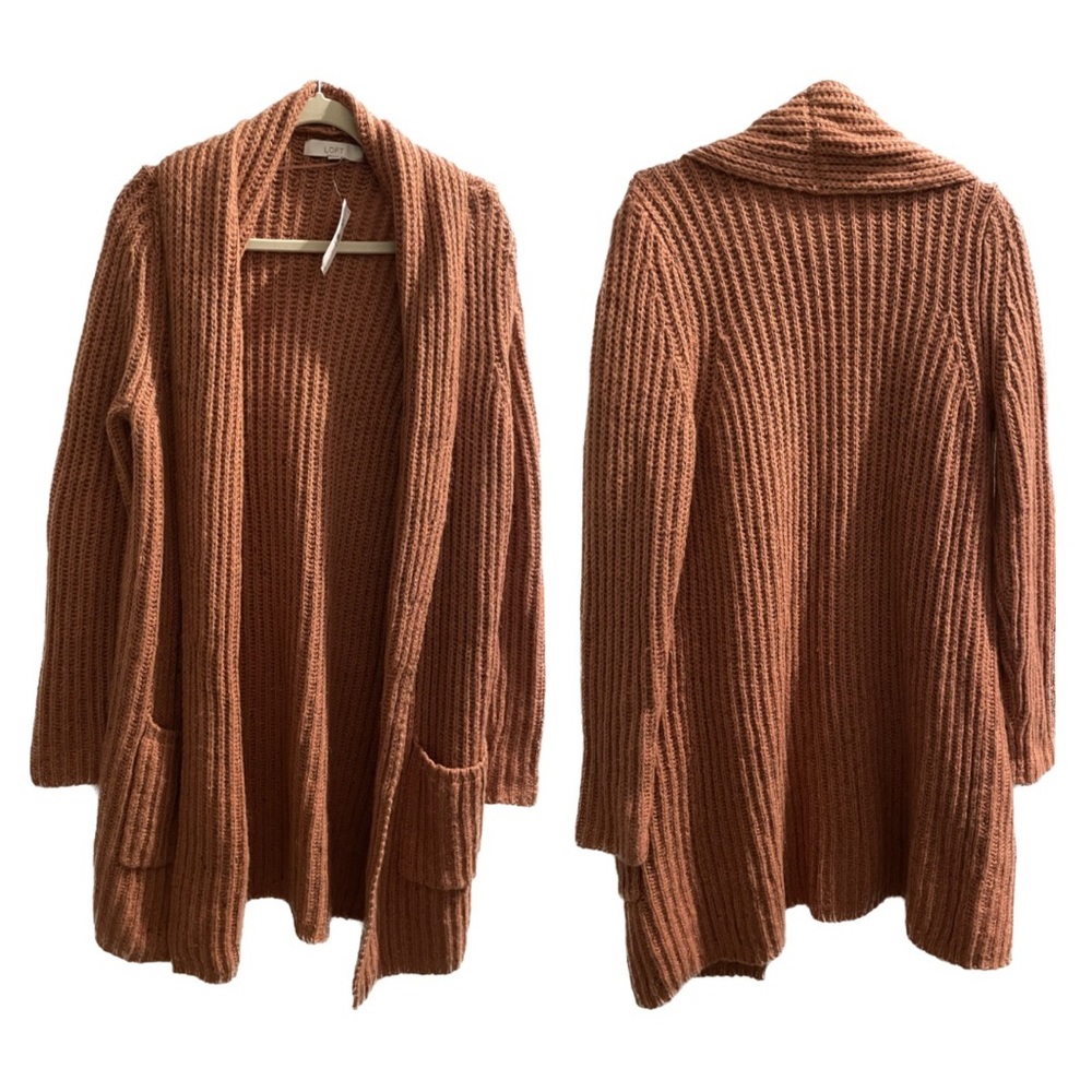 NWT Loft Orange Cardigan